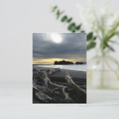 Sunset at Ruby Beach Olympiapark Postkarte (Stehend Vorderseite)