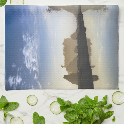 Sunset at Ruby Beach, Olympic National Park, Geschirrtuch (Gefaltet)