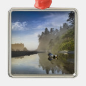 Sunset at Ruby Beach, Olympic National Park, Ornament Aus Metall (Vorne)