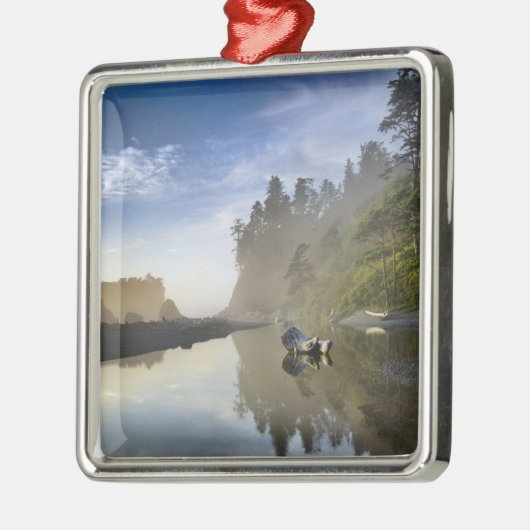 Sunset at Ruby Beach, Olympic National Park, Ornament Aus Metall (Links)