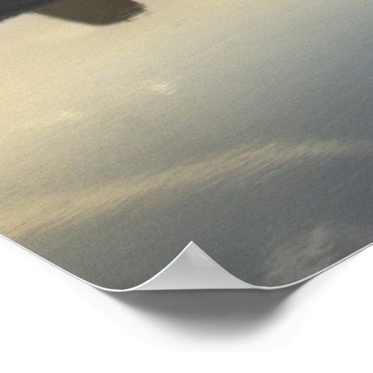 Sunset at Ruby Beach, Olympic National Park, Poster (Ecke)