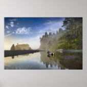Sunset at Ruby Beach, Olympic National Park, Poster (Vorne)