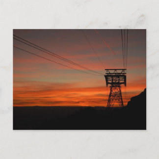 Sunset at Sandia Peak Postcard Postkarte