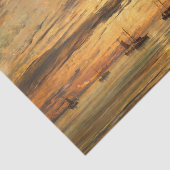 Sunset at Scheveningen by Hendrik Willem Mesdag Seidenpapier (Ausschnitt)