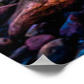 Sunset At Sea Poster (Ecke)