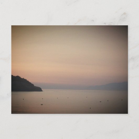 Sunset at Sidari (Korfu, Griechenland) Postkarte (Vorderseite)