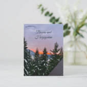 Sunset at Sisava Bosnia and Herzegovina Postkarte (Stehend Vorderseite)