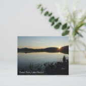Sunset at Tewet Tarn Postcard Postkarte (Stehend Vorderseite)