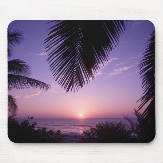 Sunset at West End, Cayman Brac, Cayman Islands, Mousepad (Vorne)