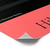 Sunset auf Hilton Head Island Poster (Ecke)