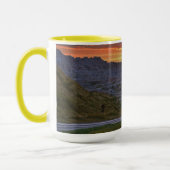 Sunset, Badlands Nationalpark Tasse (Links)
