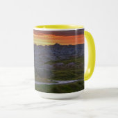 Sunset, Badlands Nationalpark Tasse (VorderseiteRechts)