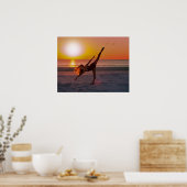 Sunset Ballet on the Beach Poster (Küche)