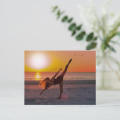 Sunset Ballet Postkarte (Stehend Vorderseite)