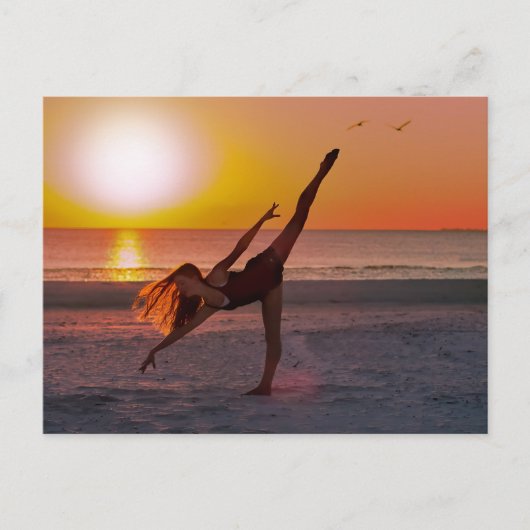 Sunset Ballet Postkarte (Vorderseite)