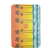 Sunset Bath Mat Badematte (Vorderseite Vertikal)