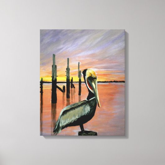 Sunset Bay Leinwanddruck (Vorderseite)