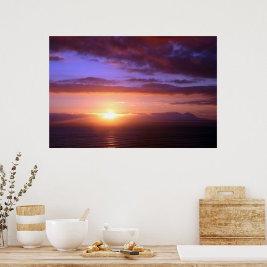 SUNSET BAY POSTER (Küche)