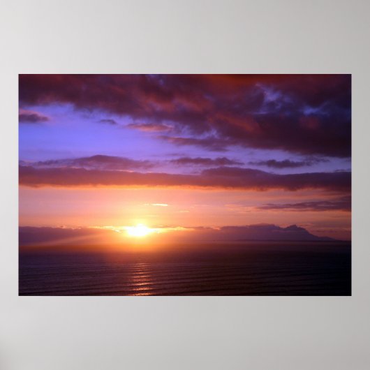 SUNSET BAY POSTER (Vorne)