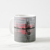 Sunset Bayou mit Strengthththening Verse JW Kaffeetasse (Vorderseite Links)