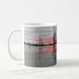 Sunset Bayou mit Strengthththening Verse JW Kaffeetasse