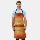 Sunset Beach Apron Schürze (Getragen)