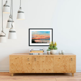 Sunset Beach Art Print Poster