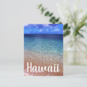 Sunset Beach auf Oahu Hawaii Postkarte (Stehend Vorderseite)