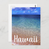 Sunset Beach auf Oahu Hawaii Postkarte (Vorne/Hinten)