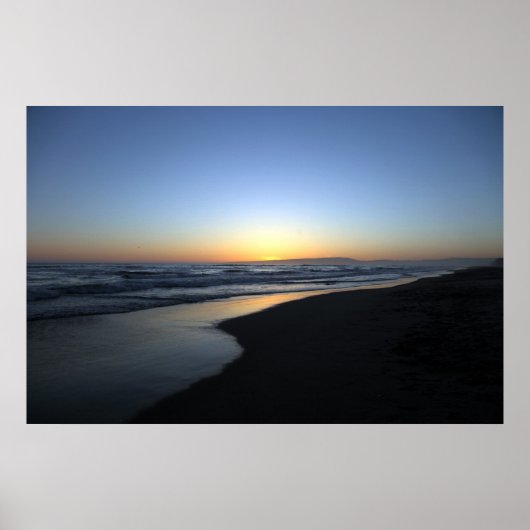 Sunset Beach California Poster (Vorne)
