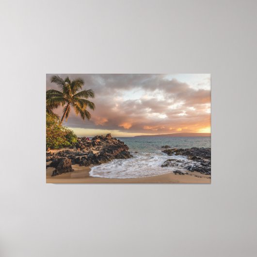 Sunset Beach Canvas Print 12 Leinwanddruck (Vorderseite)