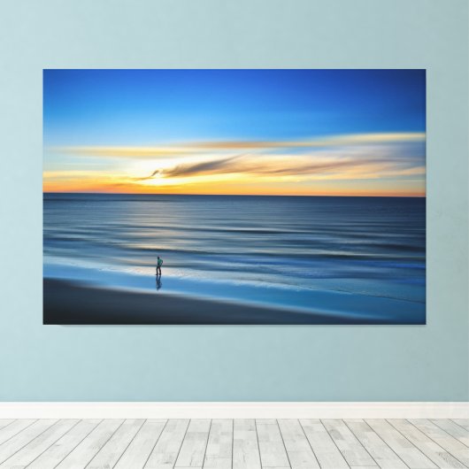 Sunset Beach Canvas Print Picture 14 Leinwanddruck (Insitu (Holzboden))