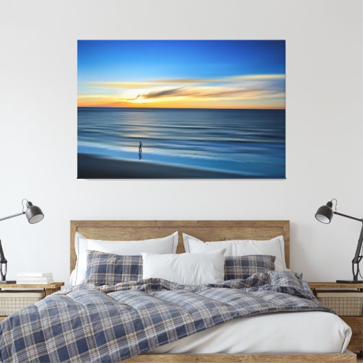 Sunset Beach Canvas Print Picture 14 Leinwanddruck (Insitu (Schlafzimmer))