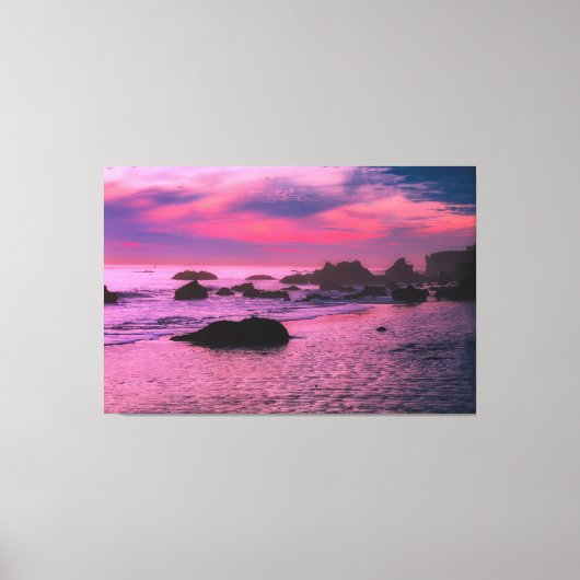 Sunset Beach Canvas Print Picture 16 Leinwanddruck (Vorderseite)