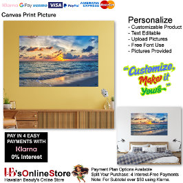 Sunset Beach Canvas Print Picture 20 Leinwanddruck