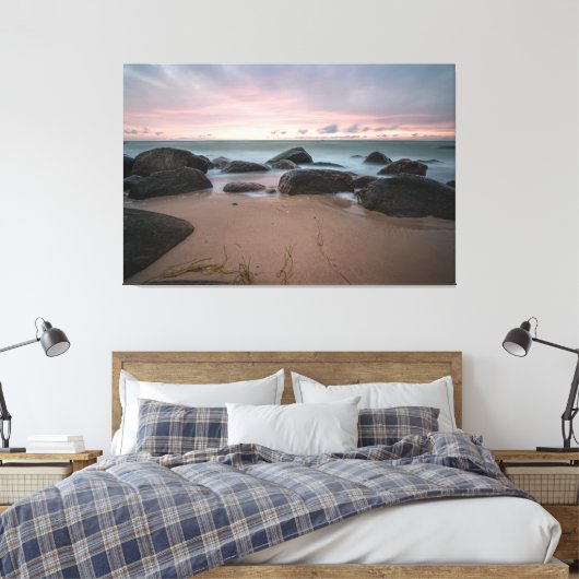 Sunset Beach Canvas Print Picture 21 Leinwanddruck (Insitu (Schlafzimmer))