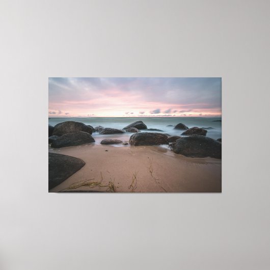 Sunset Beach Canvas Print Picture 21 Leinwanddruck (Vorderseite)
