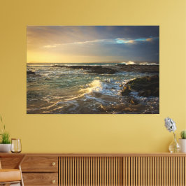 Sunset Beach Canvas Print Picture 22 Leinwanddruck