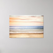 Sunset Beach Canvas Print Picture 25 Leinwanddruck (Vorderseite)