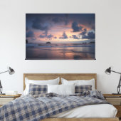 Sunset Beach Canvas Print Picture 26 Leinwanddruck (Insitu (Schlafzimmer))