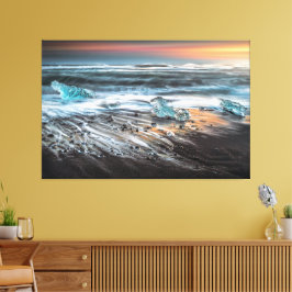 Sunset Beach Canvas Print Picture 29 Leinwanddruck