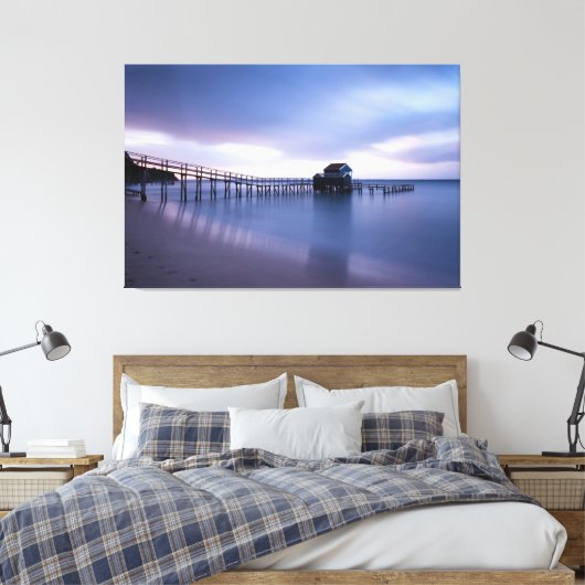 Sunset Beach Canvas Print Picture 30 Leinwanddruck (Insitu (Schlafzimmer))