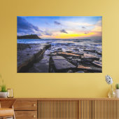 Sunset Beach Canvas Print Picture 31 Leinwanddruck (Insitu (Wohnzimmer))