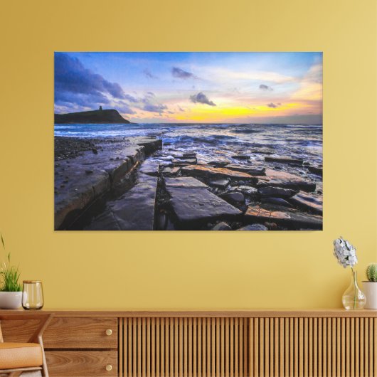 Sunset Beach Canvas Print Picture 31 Leinwanddruck (Insitu (Wohnzimmer))