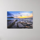 Sunset Beach Canvas Print Picture 31 Leinwanddruck (Vorderseite)
