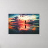 Sunset Beach Canvas Print Picture 34 Leinwanddruck (Vorderseite)