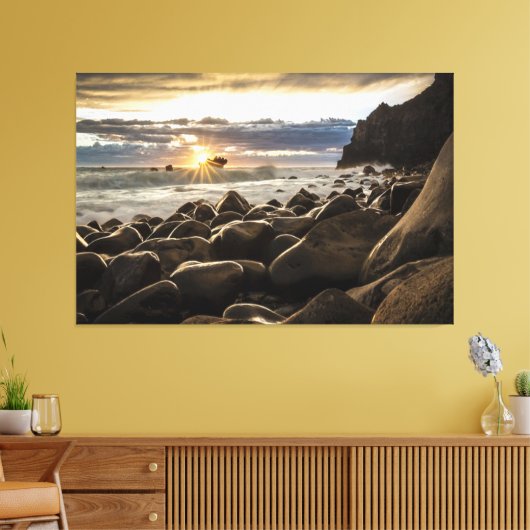 Sunset Beach Canvas Print Picture 35 Leinwanddruck (Insitu (Wohnzimmer))