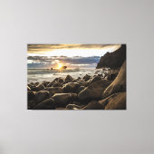 Sunset Beach Canvas Print Picture 35 Leinwanddruck (Vorderseite)