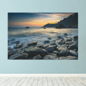Sunset Beach Canvas Print Picture 36 Leinwanddruck (Insitu (Holzboden))