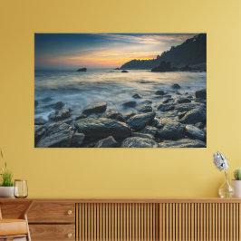 Sunset Beach Canvas Print Picture 36 Leinwanddruck